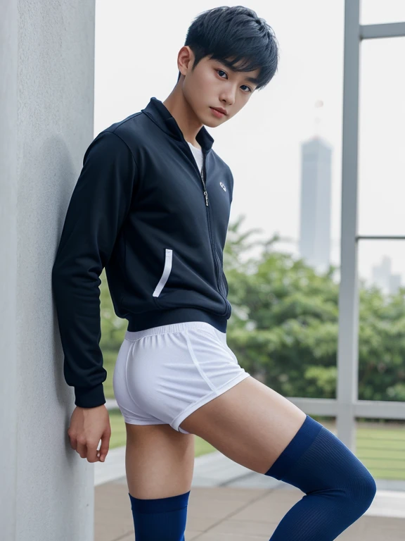 16 years old teenagers , very young , light-skin , wearing an dark blue sexy underwear, tmasterpiece,k hd,the feet ,black long socks,The barefoot , blue colour , handsome and cute , extreme cute boy , white skin , dark blue underwear boxers shorts , extremely tall and cute boy ,oppa model , handsome model , full body , dark blue boxers underwears short shorts , black socks , white light-skin , Chinese model , young boy , white skin , handsome and extremely cute , blue boxers underwear shorts , long black socks , handsome model , at the park , jogging , model oppa , long legs , jogging , running , high knee black socks ,black long socks , stand up , extremely tall , extremely high , blue underwears , blue sports underwear , long black socks , clean and white legs , Chinese model , extremely long legs , looking at the camera , clean and white thigh , heavy bulge , ??? face , baby face , wearing jacket , blue underwears boxers , light and white skin , Chinese model , strike a pose , sexy pose , horny boy , high knee black socks , long black socks , japanese gym short shorts , youth , dark blue boxers shorts , cute shota chinese face , big huge boxers bulge