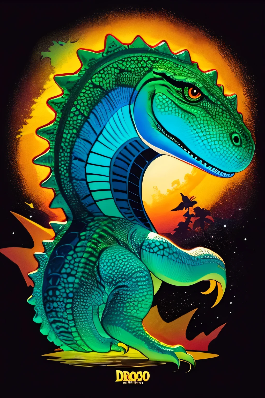 dinosaur distinct art