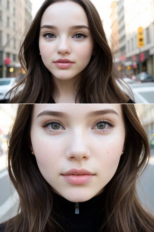1 girl detail, surreal gradient modern, nature, Photography, Photography-color, Portraits, street art, Urbanity, bright (praise, analog, kodak film) Dove Cameron,
Best quality, Photo \(middle\), realistic,(very detailed face:1.2), (extremely detailed eyes:1.2),Epic, fabulous, granularity, grainy,very detailed, detailed skin texture,