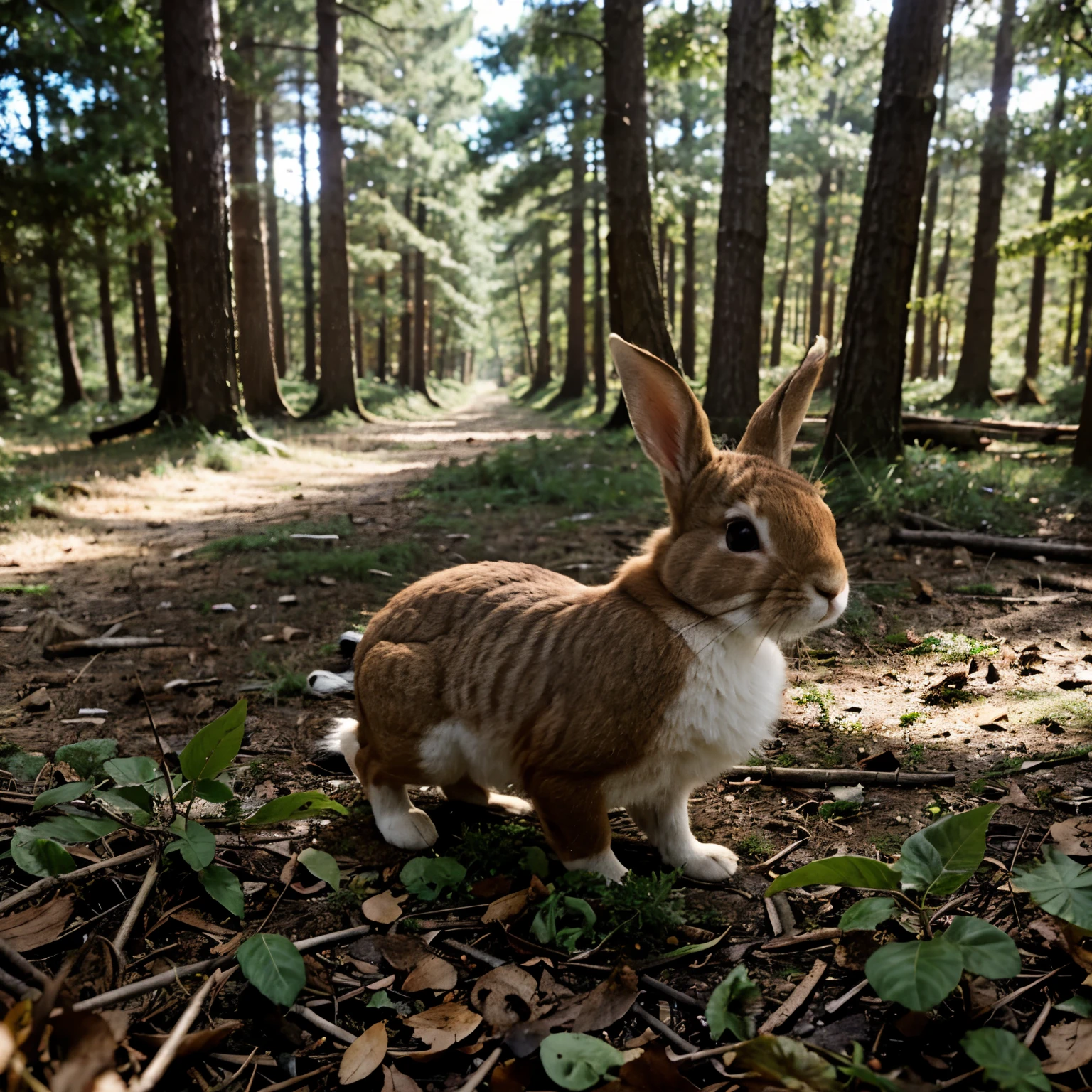 rabbit in the forest