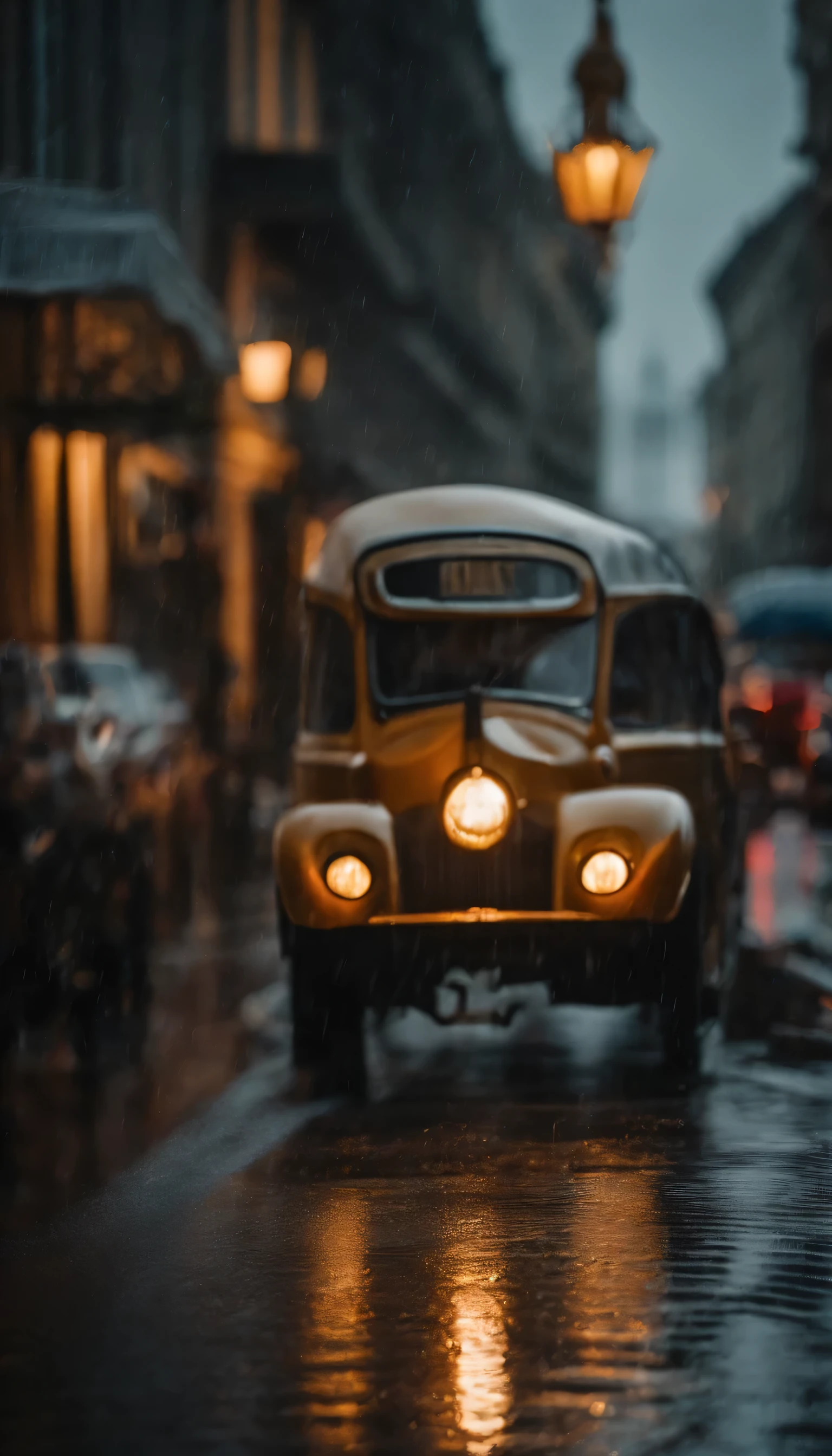 City rain 