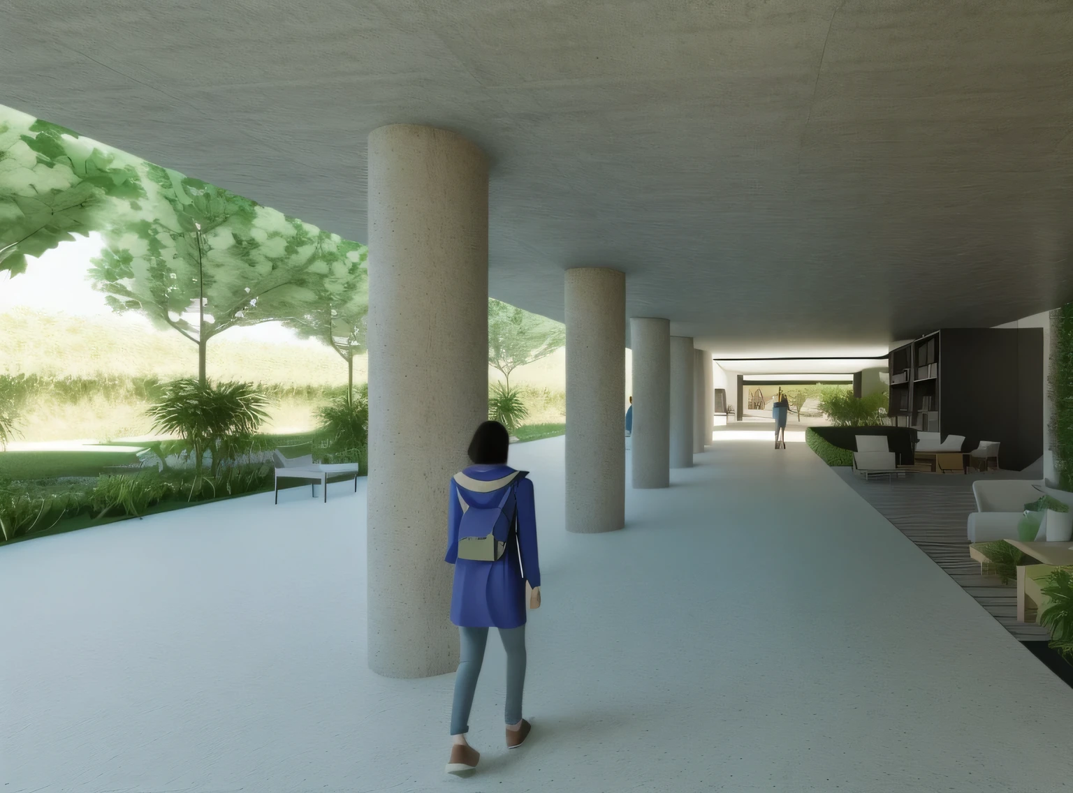 render, 4k, pessoa e arquitetura