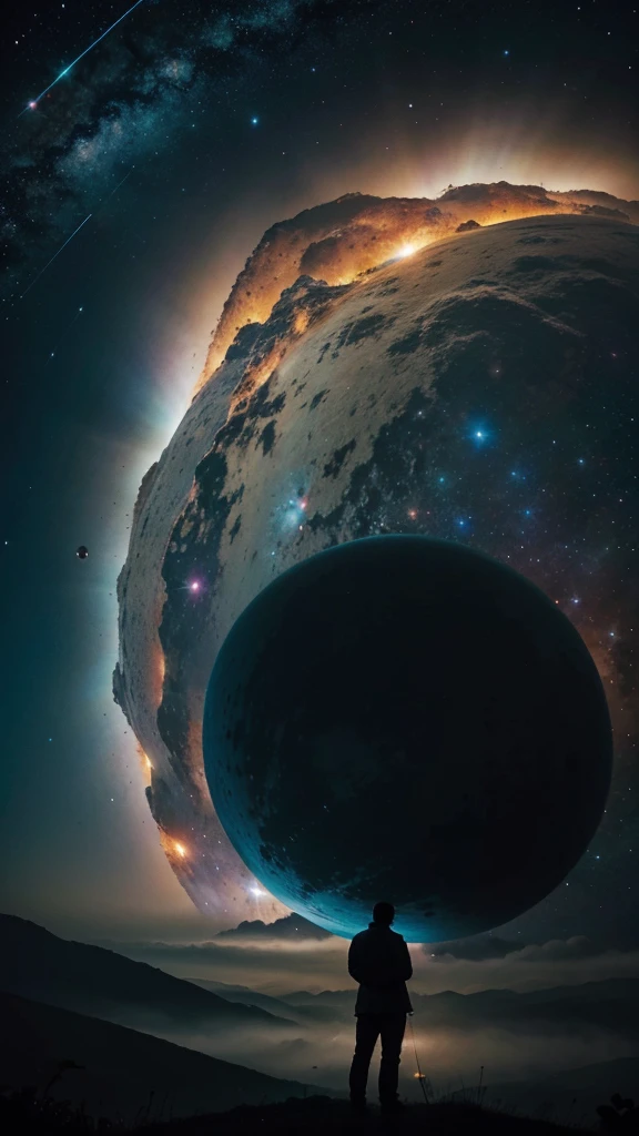 Personas viendo al cosmos
