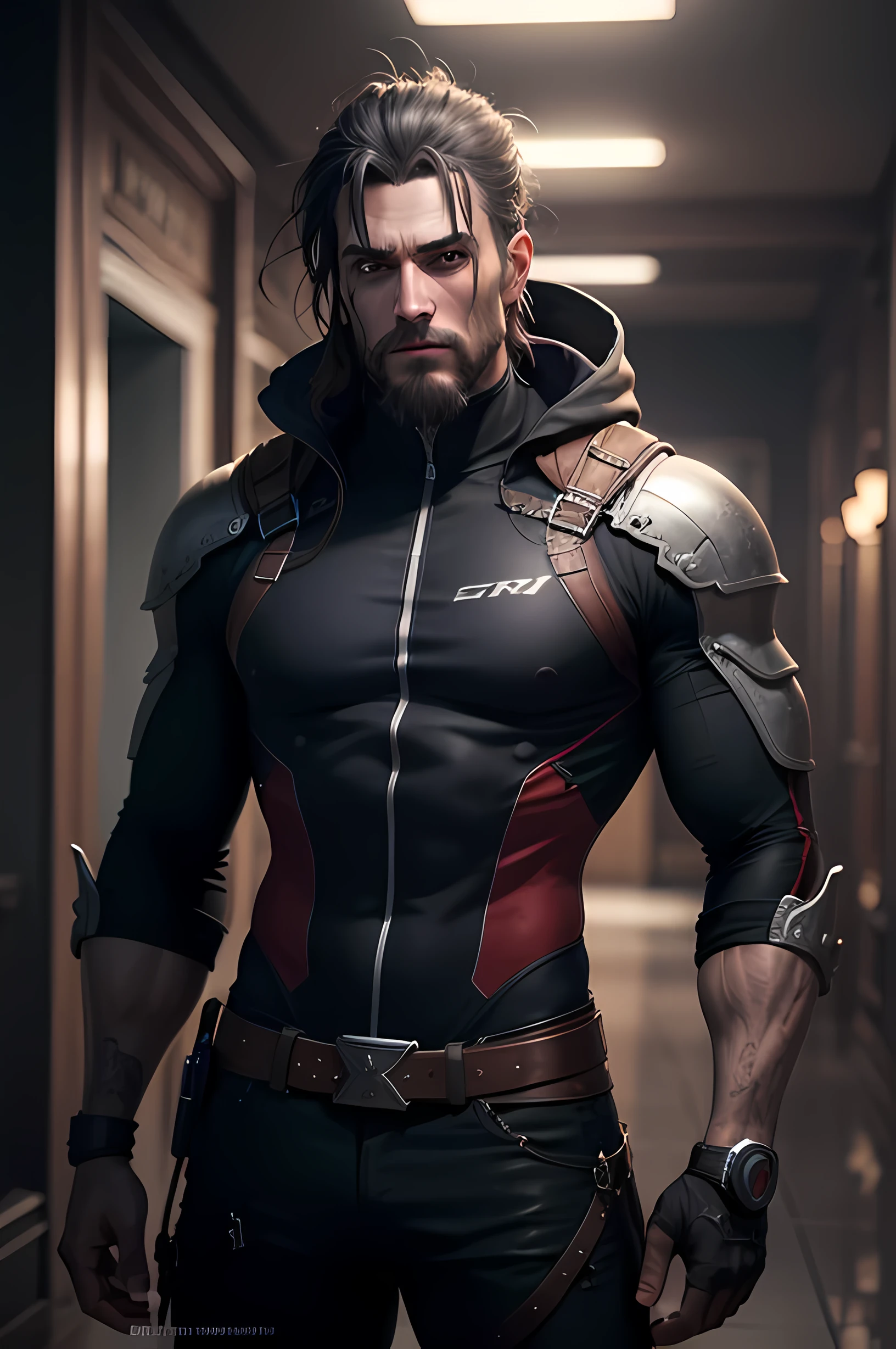 Ultra detalle, high resolution, Ultra detalleed, mejor calidad, Asombroso, calidad superior, Fondo de pantalla CG unity 8k extremadamente detallado, cinematic lighting, ciberpunk, chico oscuro hombre
