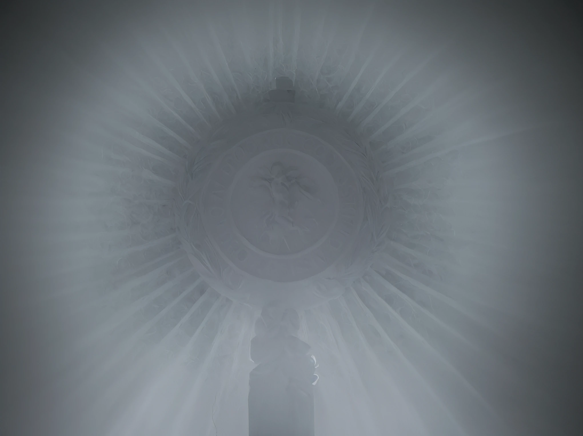 Cruz da ordem de Cristo com raios de luz