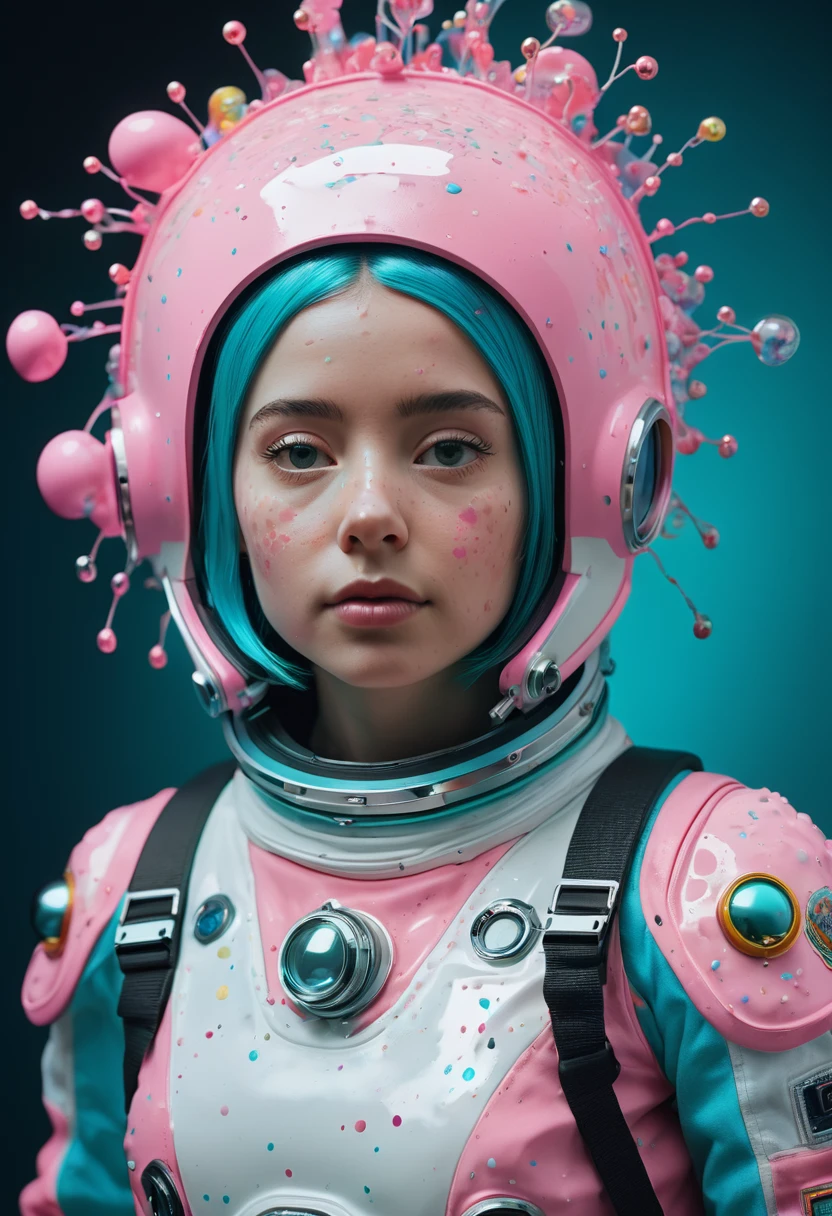8K, ARTISTIC photogrAphy, best quAlity, mAsterpiece: 1.2), A (potrAit:1.2) Don Bluth Style ASTRONAUT nude pink Toon Doll, full body RAW candid cinema, cyan hair, 16mm, color graded portra 400 film, remarkable color, ultra realistic, sad admosphere, dark lighting, oppressive atmosphere, depressive colors, kodak portra 400, photograph,r, Natural Light, Pinhead lighgts, blur reflection, Brush Strokes, Smooth, abstract, Splatter, Oil On Canvas, rainbow colors, fractal isometrics details bioluminescens : a stunning realistic photograph of wet bone structure, 3d render, octane render, intricately detailed, titanium decorative headdress, cinematic, trending on artstation | Isometric | Centered