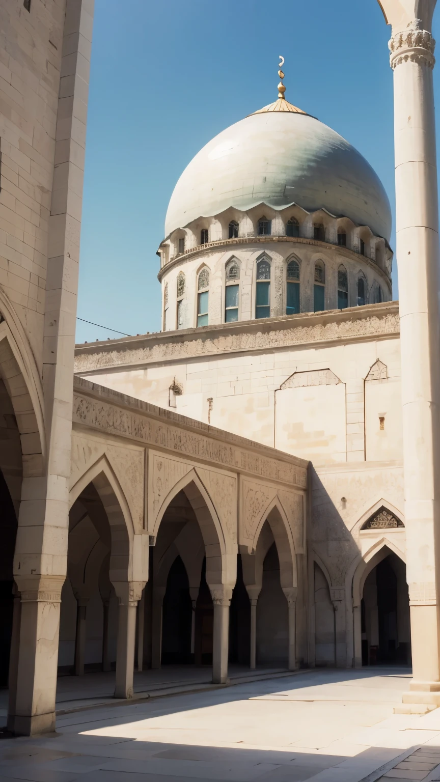 mosque, big mosque, beautiful mosque, mosque exterior