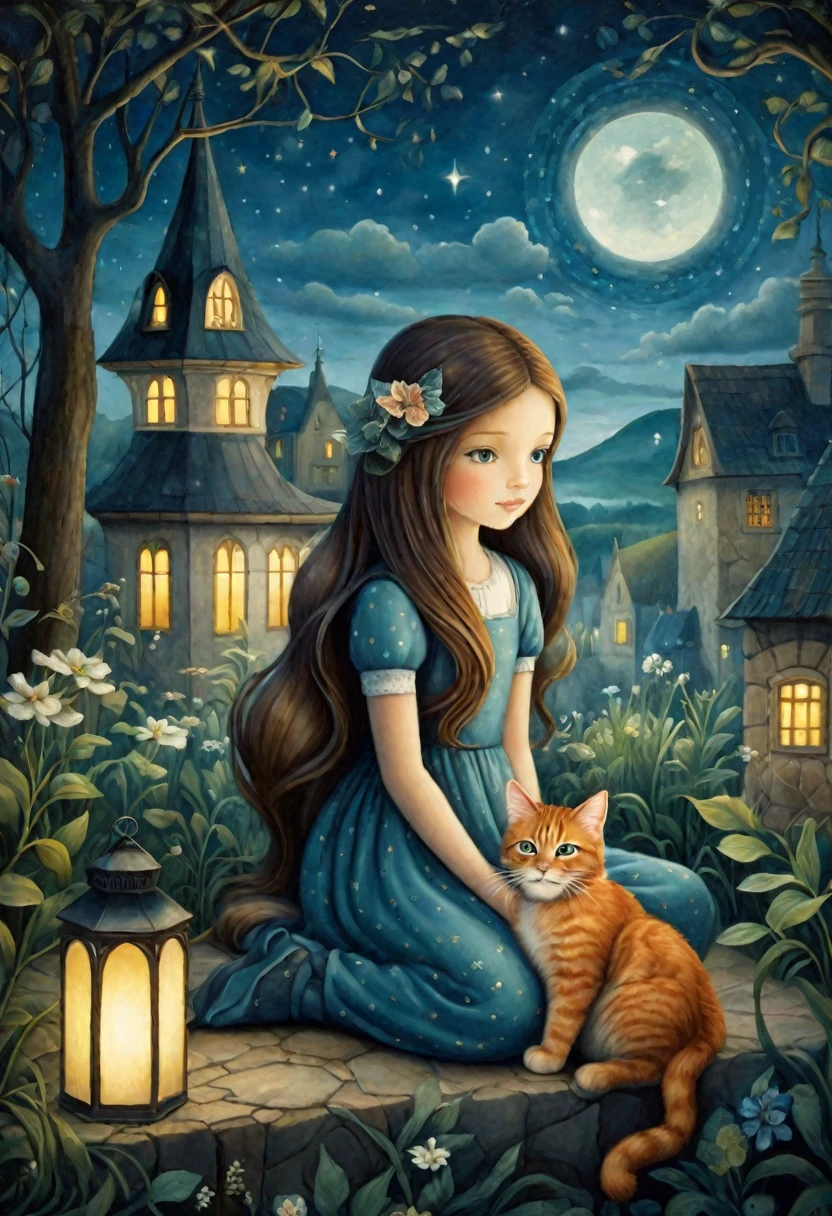 whimsical nightscape of a pretty girl with long hair sitting next to a large cat. Inspiration from amanda clark, mandy disher, nostalgic atmosphere --ar 17:25 --stylize 750
Amanda Clark, art, Mandy Disher, nightscape, nostalgic atmosphere, v 6, whimsical