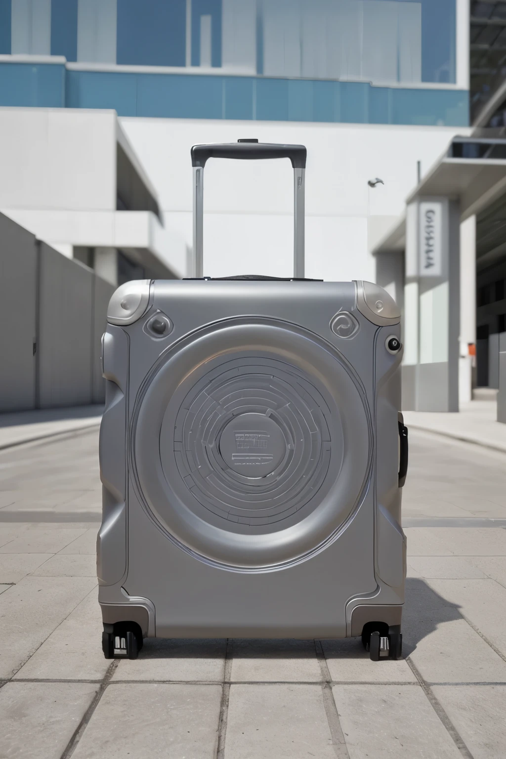 Design modern and attractive packaging that highlights the innovative features of the suitcase with GPS system. A futuristic design could be used that reflects the advanced technology incorporated in the product. 
que en la parte delantera tenga la marca TOTTO 
