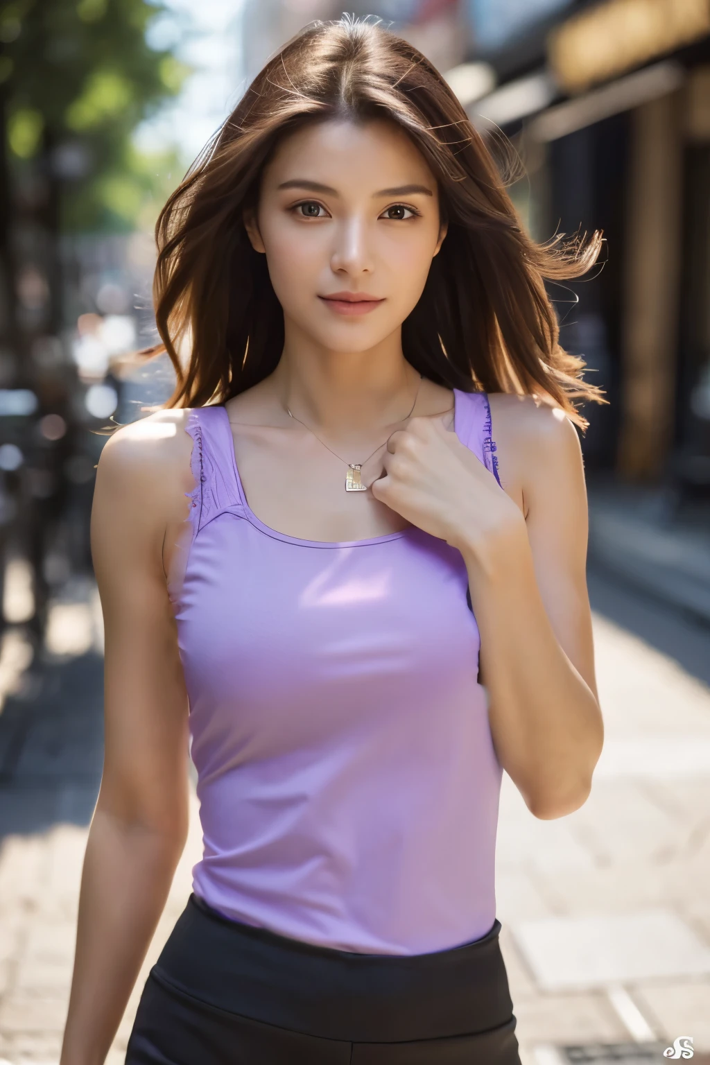 Light purple shirt