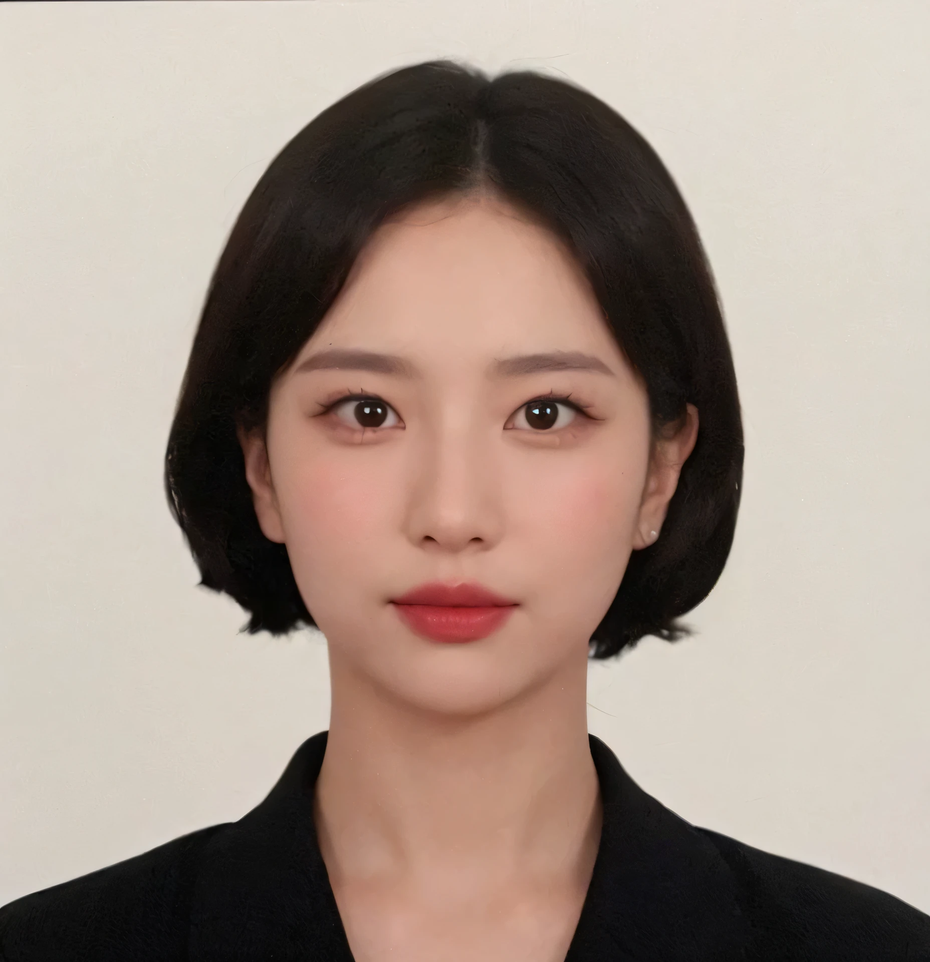 Mujer arafed con camisa negra y chaqueta negra., jiyun chae, jaeyeon nam, korean symmetrical face, heonhwa choe, kim taejin, foto de perfil profesional, foto de perfil en la cabeza, kim hyun joo, sangsoo jeong, lee ji-eun, lee ji - eun, seson yoon, shin min jeong