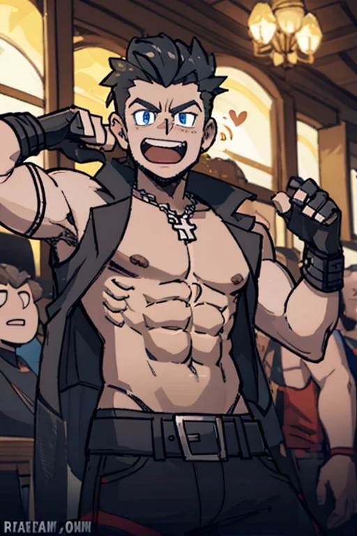 Hombre, muscular, robusto, Grom Brawl Star