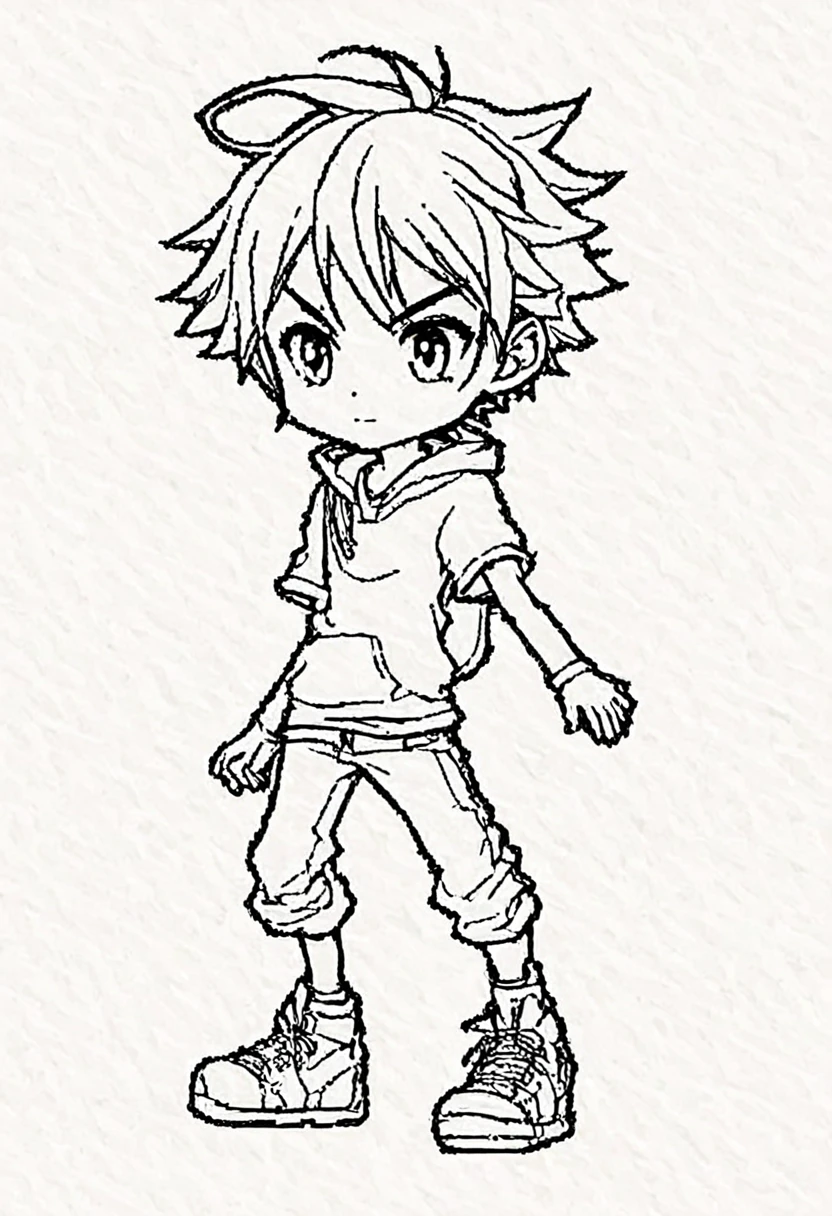 Crea un personaje de anime 2d con el nombre de Alberto