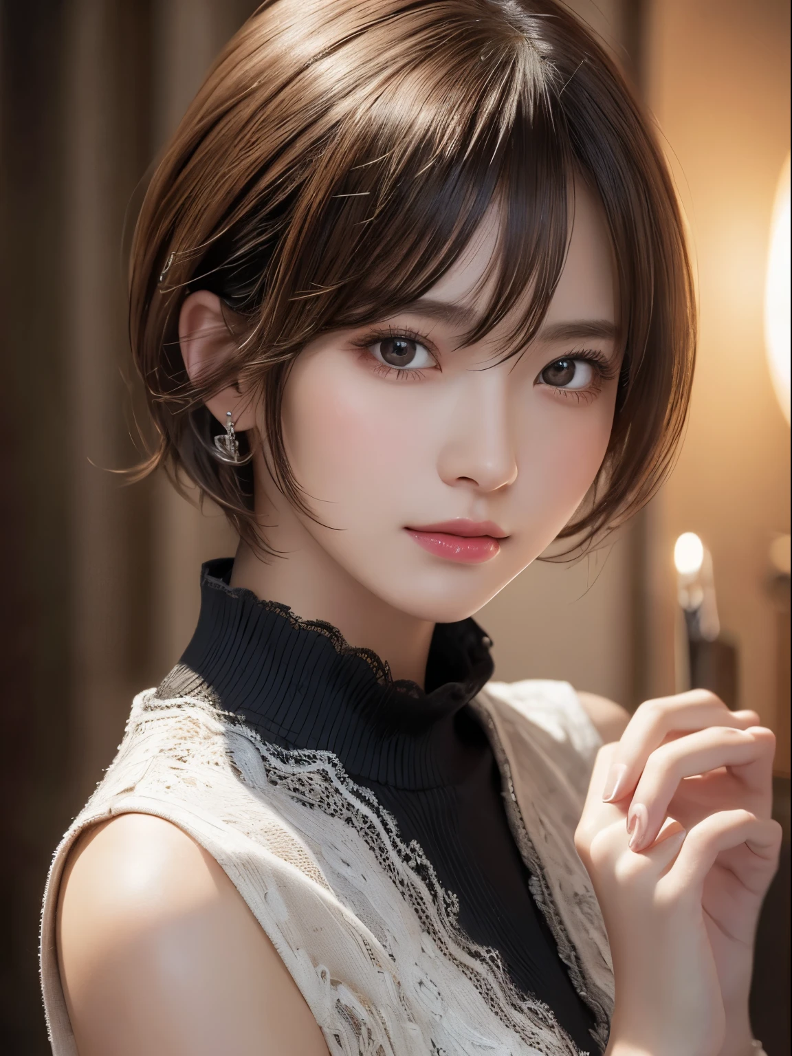 ((highest quality)),(超A high resolution),(Ultra-detailed),(Detailed depiction),((The best CG)),(A masterpiece),super precision art, short hair:1.6