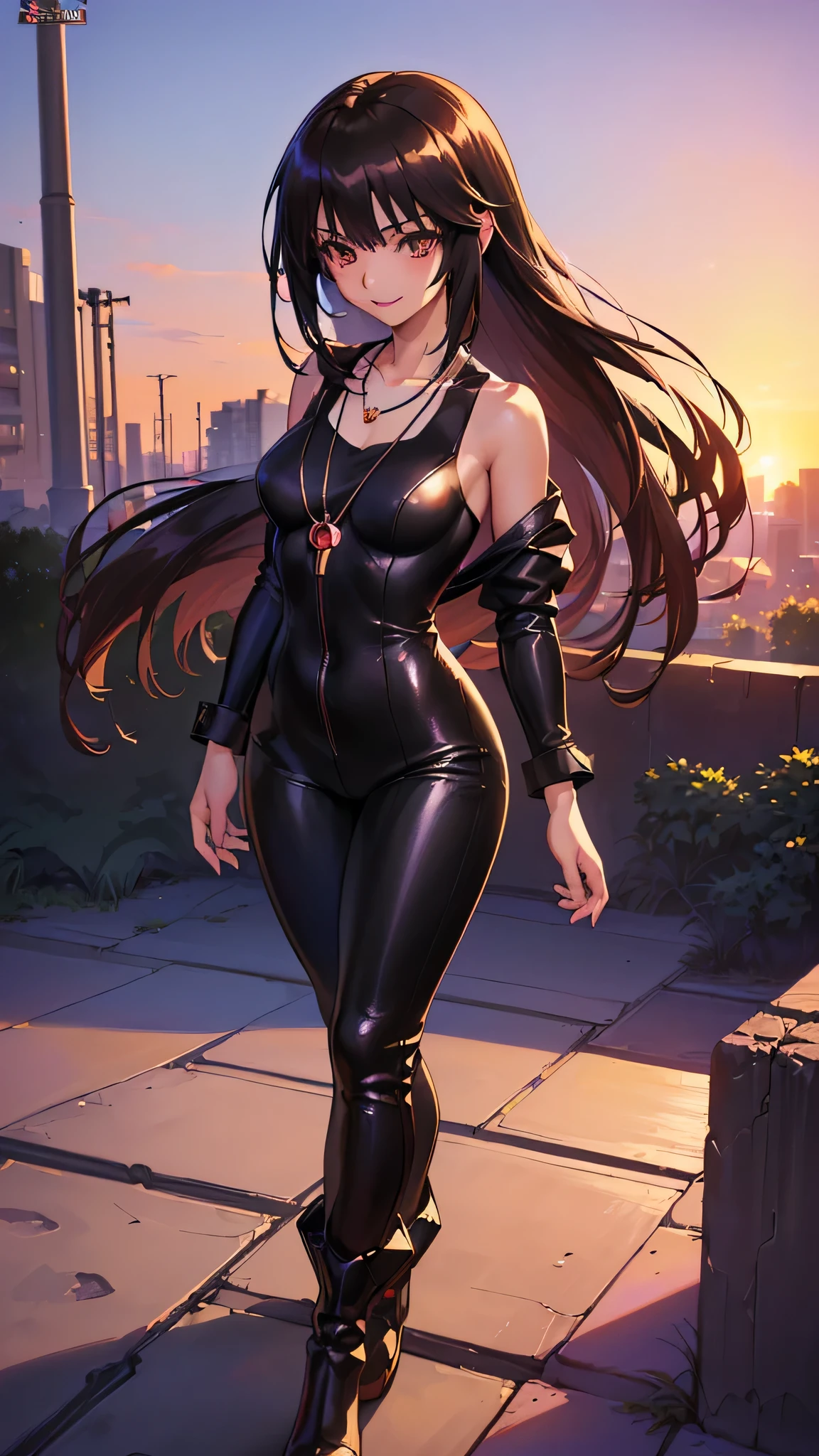 ((Final Fantasy (Yuna), (young girl, 16 years old, full body, naked body, dark hair, light skin, scarlet lips, smile; black, expressive playful eyes, long eyelashes)). ((Anime girl with brown hair hair and white dress with necklace, beautiful character painting, soft anime computer graphics, realistic anime art, beautiful anime woman, Cyberpunk, futurism, tight jumpsuit, anime girl rendering, Makoto Shinkai and Artgerm, realistic 3D anime style, anime realism style, digital art in anime style, beautiful anime girl)), (style, very beautiful young girl)). ((High quality, masterpiece)).very sexy
