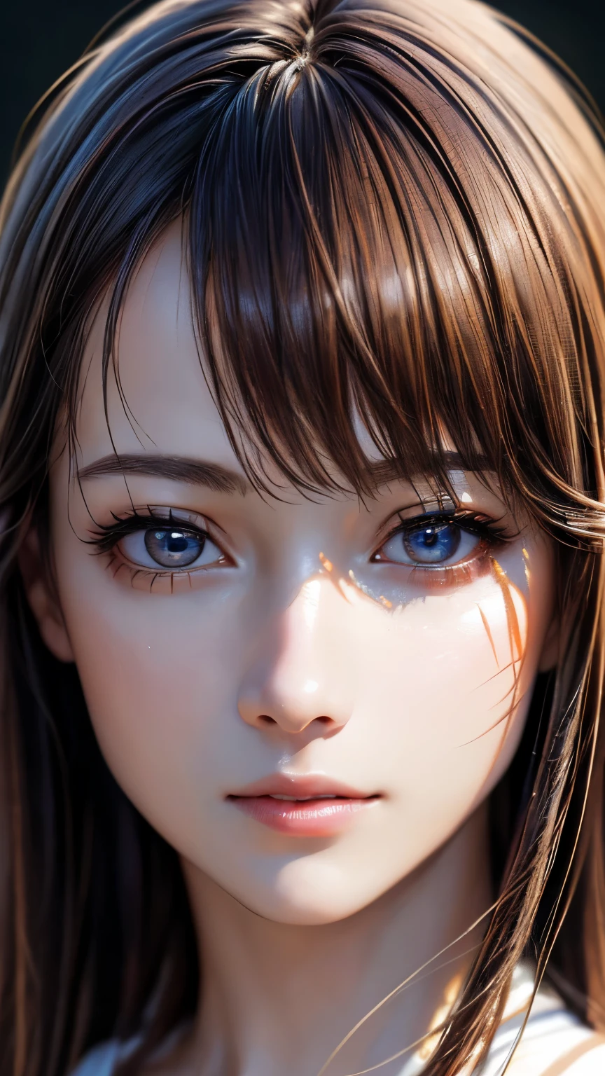 (highest quality、8k、32k、masterpiece)、(Realistic)、(Realistic:1.2)、(High resolution)、Very detailed、Very beautiful face and eyes、1 girl、Round and small face、Tight waist、Delicate body、(highest quality、Attention to detail、Rich skin detail)、(highest quality、8k、Oil paint:1.2)、Very detailed、(Realistic、Realistic:1.37)、Bright colors