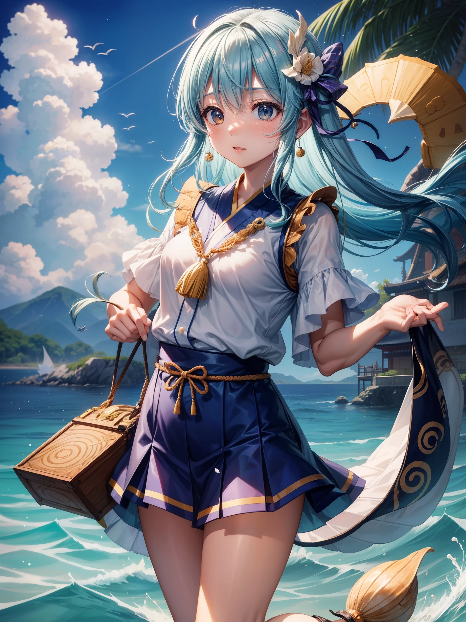 
Old、Old、Once upon a time, there lived a kindhearted fisherman named Urashima Taro.。 One day、While walking along the beach, I saw a turtle being bullied by some kids.。 「This this、It&#39;s a shame to bully a turtle。Tell me」 そう言って浦島Taro is子供たちから亀を助けてやりました。 One day, a few days later、When Urashima Taro was fishing as usual, a turtle appeared from the sea.、 「Urashima Taro、I am the turtle you helped the other day.。The princess asked me to take you to Ryugu-jo Palace, so I came to pick you up.。」 「Will you take me to Ryugu-jo?。in that case、Let&#39;s go for a bit。」 浦島Taro isさっそく亀のこうらに乗ると海の中に入っていきました。 Ryugujo is surrounded by coral、fish swim、That was a beautiful castle.。The princess was a very beautiful woman.。 「Urashima Taro、亀をたすけてくれてthank you。Please take your time.。」 Taro is、We were shown to a large room in the castle.、We were treated to a variety of sumptuous dishes.。 Fish such as sea bream, flounder, and octopus、She showed Taro a dance.。 浦島Taro is時間のたつのも忘れて楽しみました。 Every day was like a dream.。 A few days passed、浦島Taro is村のことやお母さんのことを思い出し、At last the time for farewell has come。 Parting、The princess handed Urashima Taro a small box.。 「I&#39;ve been in Ryugu-jo for seven days now.、I&#39;m going home soon.。thank you。」 「いつまbut、I wish I was here.、There is no other way.。So、Please take this treasure box.。but、You must never open this box.」 亀に乗って村に帰った浦島Taro is、I can&#39;t find my house or my mother.、The village had completely changed.。 I don&#39;t know what to do.、I decided to open the treasure box.。 Then white smoke appeared.、浦島Taro isあっという間におじいさんになってしまいました。 While having fun in Ryugu-jo Castle、Hundreds of years have passed.。 浦島Taro is、Where are they now?、I couldn&#39;t tell if it was a dream or not.。