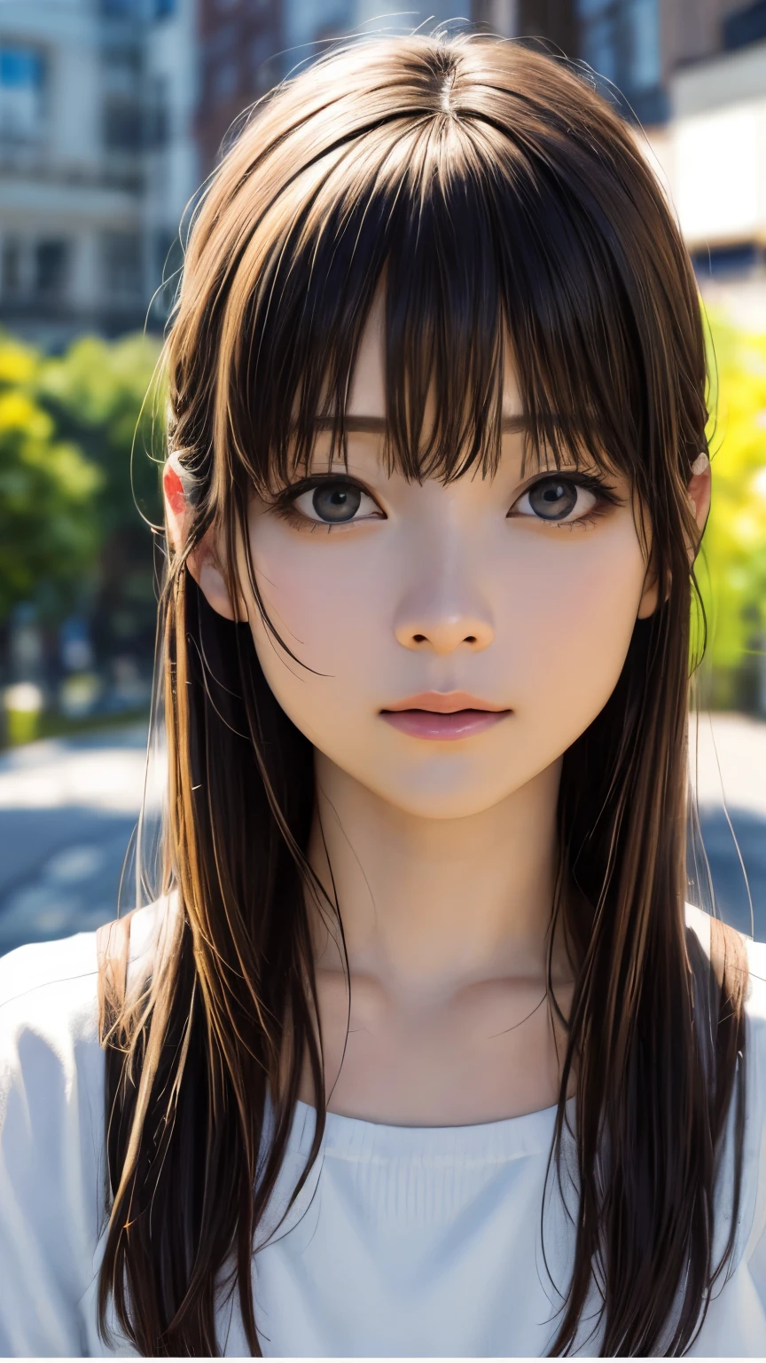 (hig彼st quality、8k、32k、masterpiece)、(Realistic)、(Realistic:1.2)、(High resolution)、Very detailed、Very beautiful face and eyes、1 girl、Round and small face、Tight waist、Delicate body、(hig彼st quality、Attention to detail、Rich skin detail)、(hig彼st quality、8k、Oil paint:1.2)、Very detailed、(Realistic、Realistic:1.37)、Bright colors、full body shot