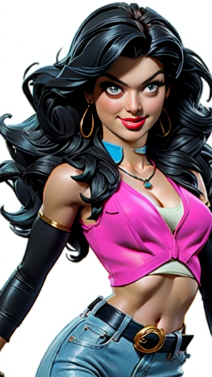Arafed woman with big  with abs muscle viens dressed in latex holding a sword and a sword., psychopath, PSYLOCKE de los x men, PSYLOCKE de los x men, young ninja gaiden portrait, retrato seductor de PSYLOCKE, samira from league of legends, PSYLOCKE de los xmem, PSYLOCKE, cosplay, heroine, PSYLOCKE, black and violet suit blue cat eyes and smile at camera