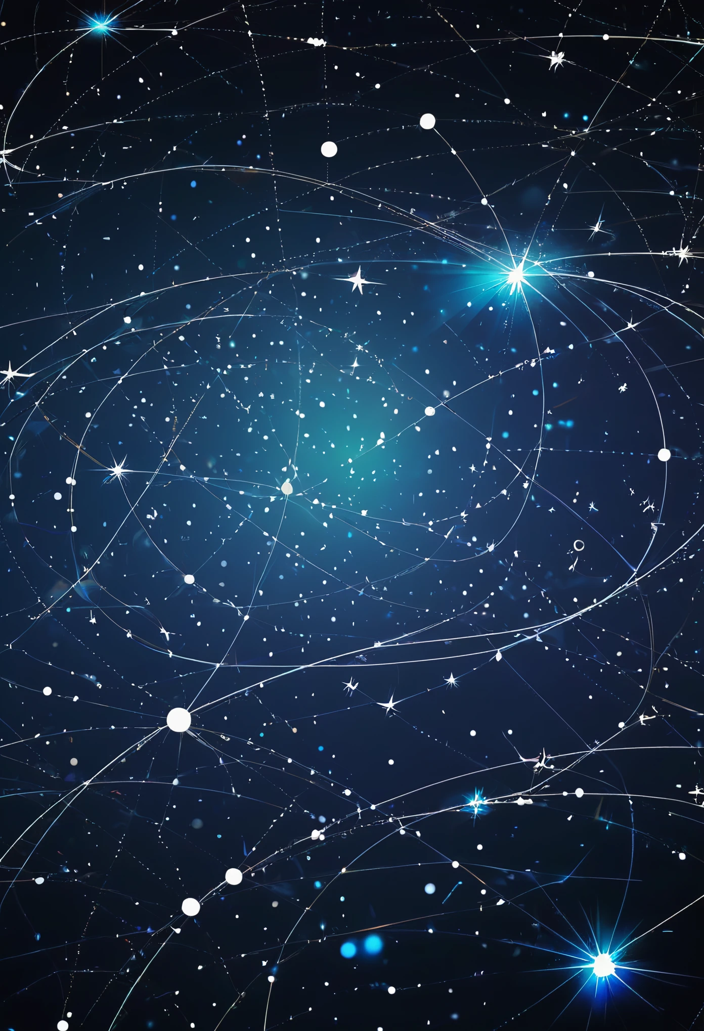 styled constellation. Cosmic background