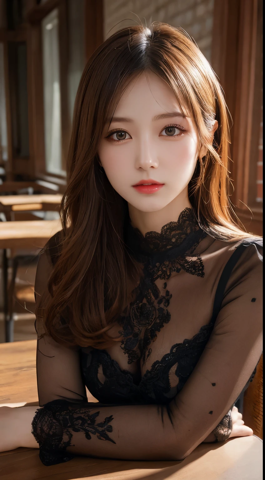 Tabletop, highest quality, figure, Very detailed, In detail, High resolution, 8k wallpaper, Perfect dynamic composition, Beautiful fine details, Natural Lip