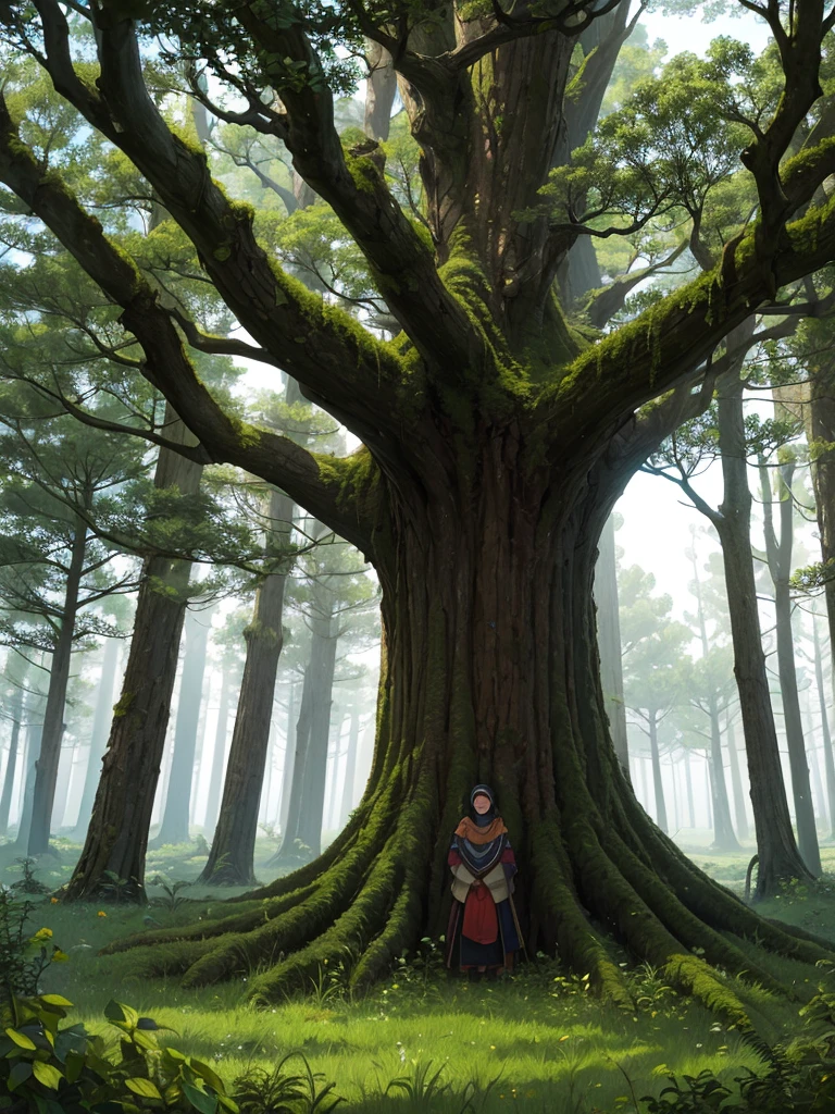 Giant tree in the forest