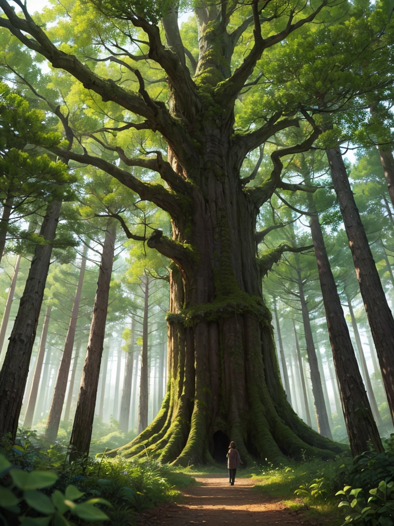 Giant tree in the forest