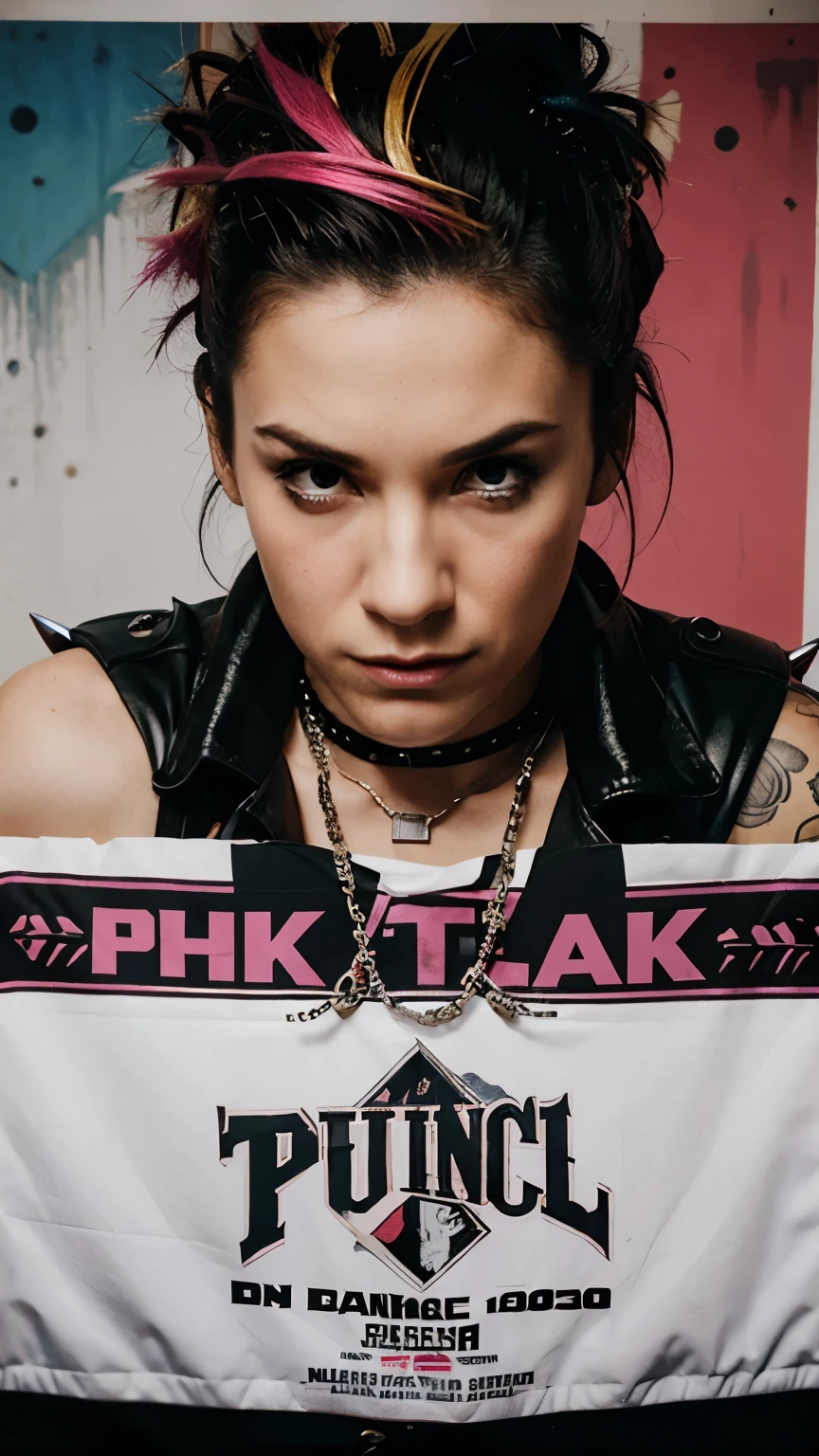Afiche recital punk