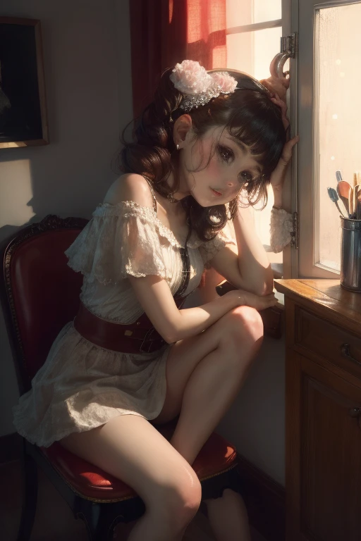 (masterpiece, highest quality, High Resolution:1.2), One girl, alone,