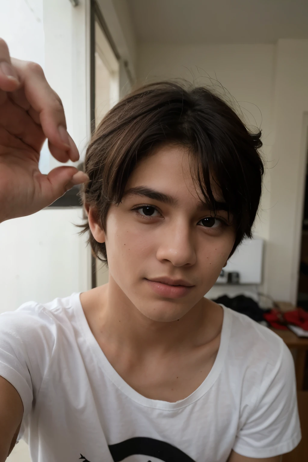 Selfie of a 18 year brazilian boy