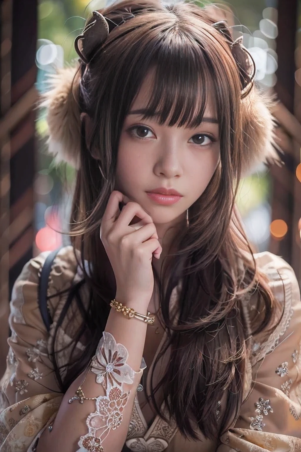 (masterpiece, best quality:1.2), (8k uhd, 16k, 32k, ultra high res), (photorealistic:1.37), (RAW photo), ultimate-realistic, ultimate-realistic details, ultimate-realistic texture, ultimate-intricate details, ultimate-realistic lighting, ultimate-realistic shadow, japanese girl, ultimate-cute face, ultimate-RAW skin, ultimate-realistic eyes, (beast of rabbit)