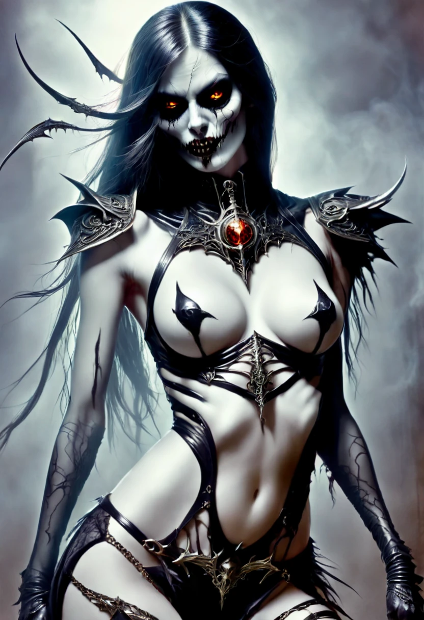   death, undead head,  pose