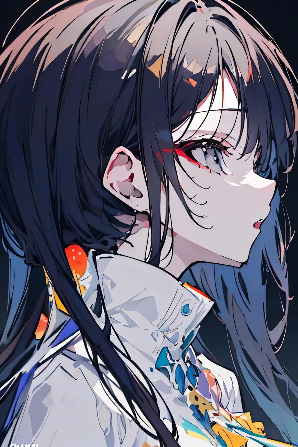 ((best quality)), ((masterpiece)), (detailed), perfect face((highest quality)), ((masterpiece)), (detailed),
Perfect Face、girl、profile、turn right、Fruit image、cute、