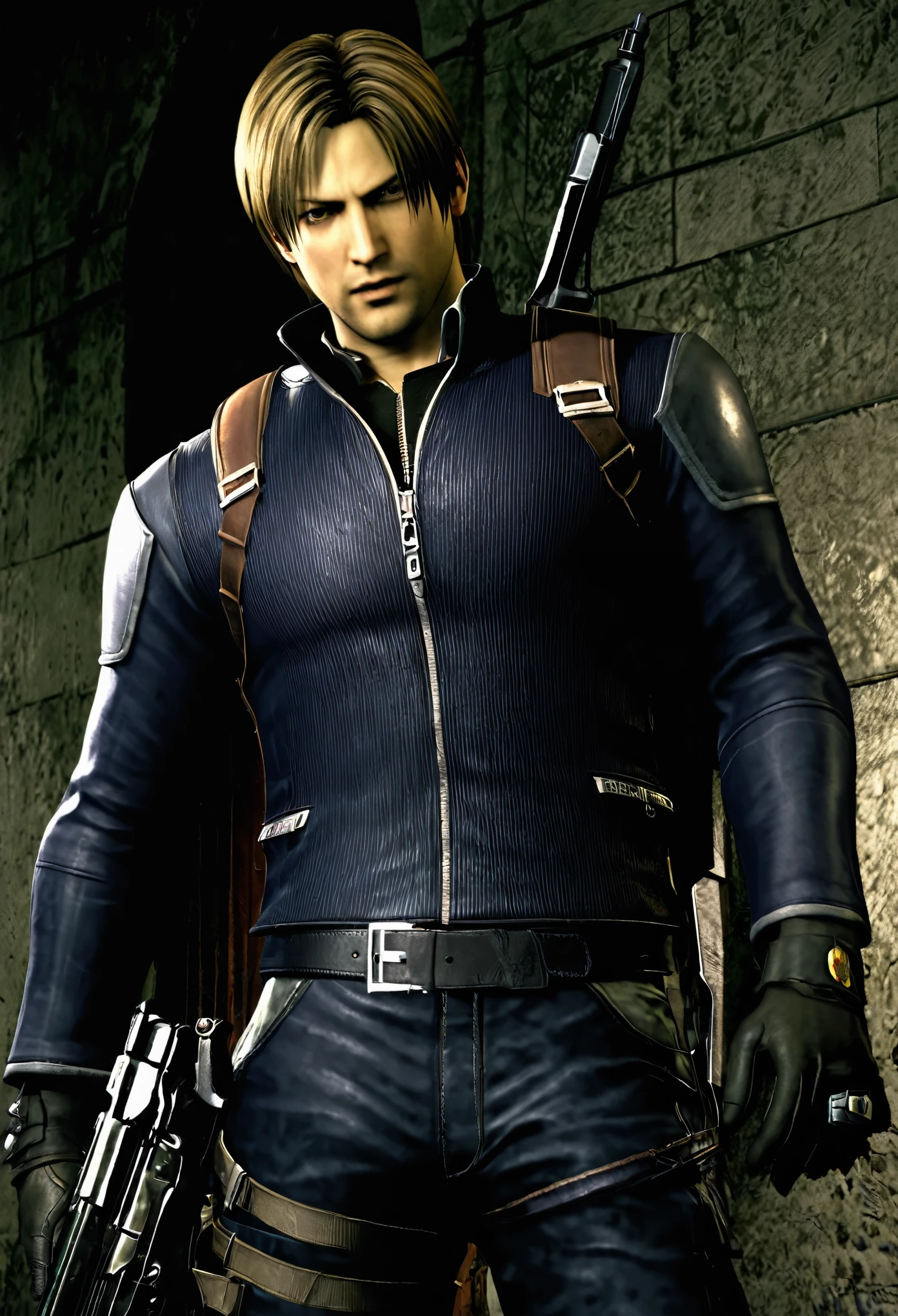 Yo y leon kennedy en resident evil 4