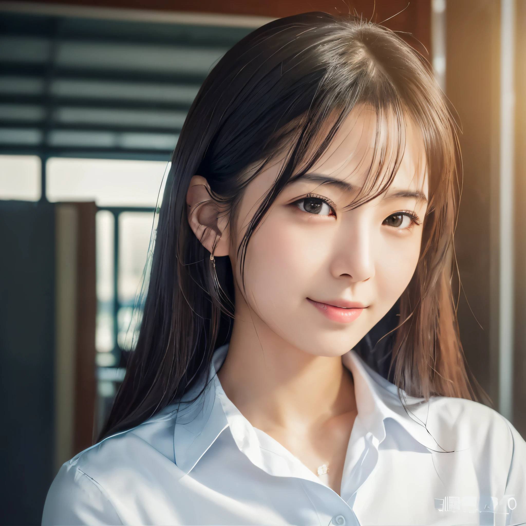 (Safe at Work:1.2), (Realistic raw photos:1.6), (Ultra high definition, Textured skin, Professional photos), Portrait, Dynamic composition, A mature and seductive girl, Japanese high school students, (Captivate you:0.9), perfect body, Appearance that will make you fall in love at first sight, A charming smile, Beautiful Skin, (transparency:1.1), Attractive lips, 