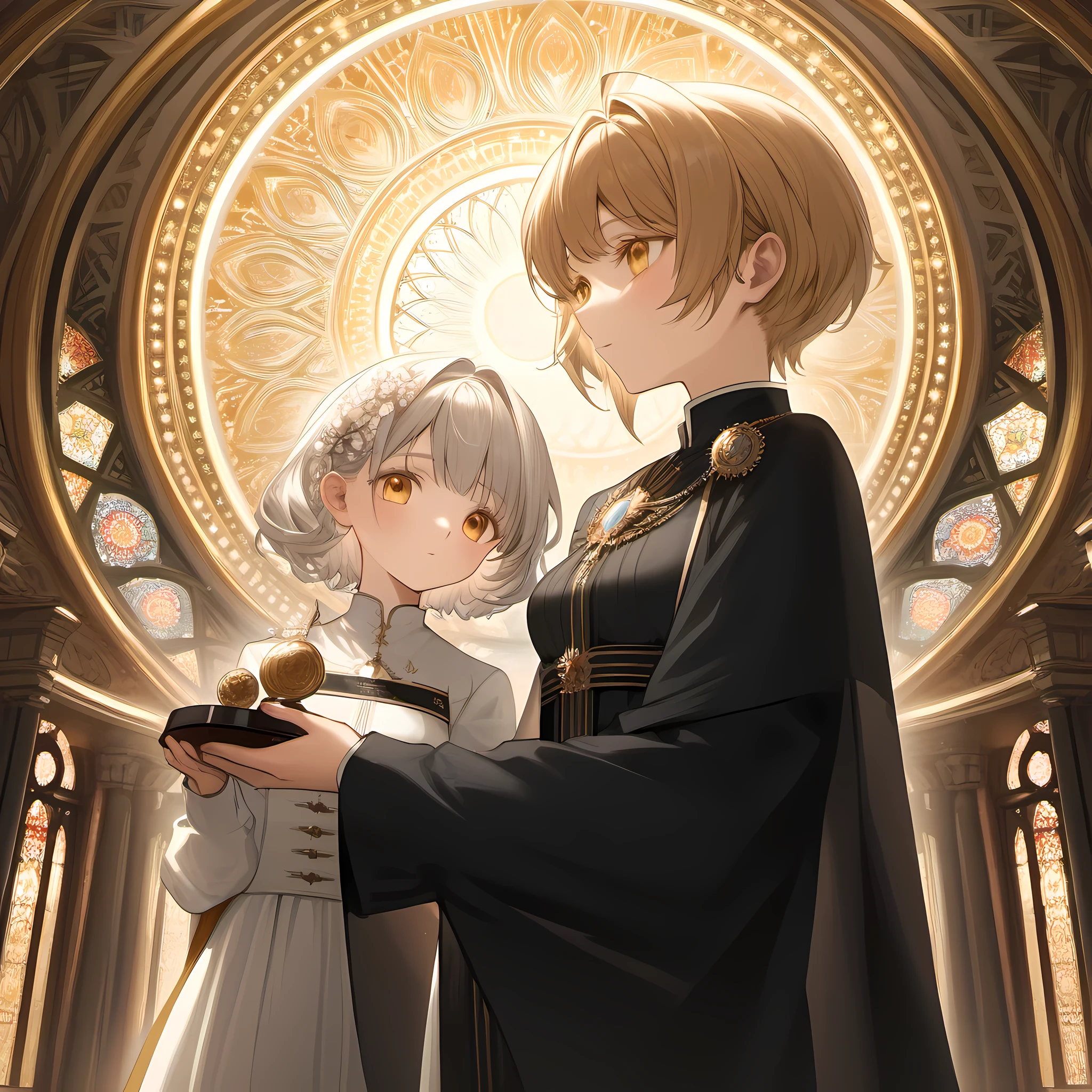 1 poor girl, going on a pilgrimage, around world, pale light, wearing black robe, young sister taste, small breasts, God's blessing, impressive, pious, pure, 32k, ((masterpiece, best quality, ultra-detailed, an extremely delicate and beautiful)), ((extremely detailed CG unity 8k wallpaper)), ((award winning, ccurate, UHD, textured skin, chromatic aberration, perfect ???????, golden ratio)), (concept art), (exquisite attention to detail), ((perfect_composition, perfect_design, perfect_layout, perfect_detail, ultra_detailed)), ((aesthetic harmony))