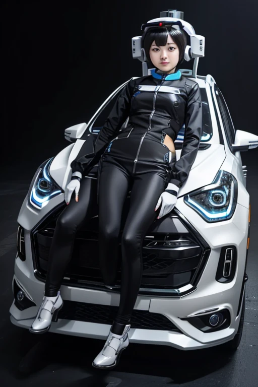 
A lot of anthropomorphized AI self-driving cars, All are cute and pretty, full body shot