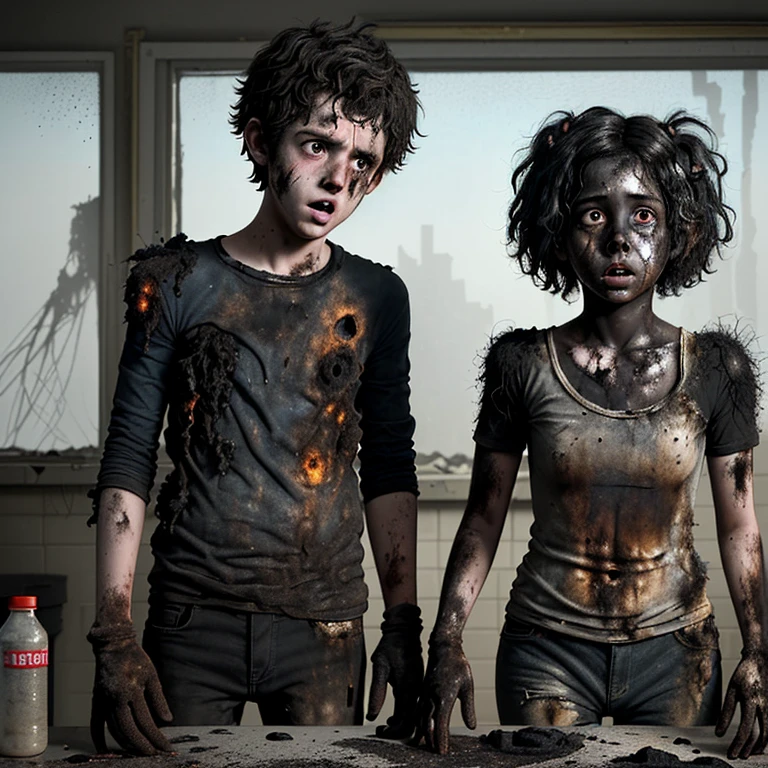 A comedy film about a boy and a girl who are covered in soot and left in tatters after an explosion during a failed science experiment.