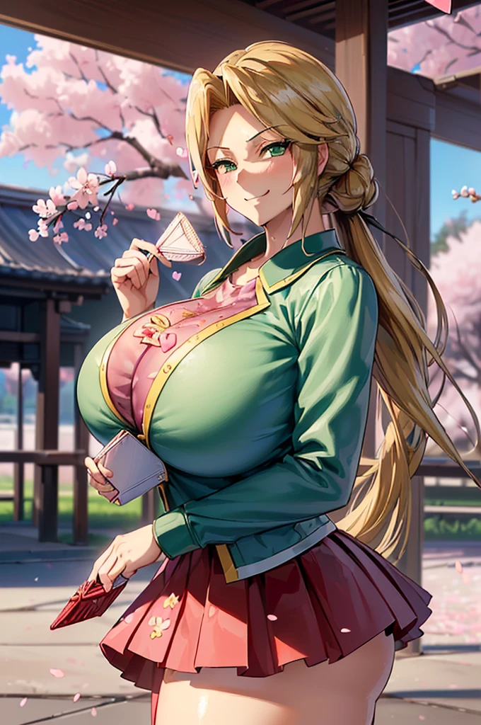 8Kんで(A sloppy smile, the face we are looking for, Mischievous face:1.9)8Kんで(((((handing over a love letter:1.5)))))((woman,Huge , (Huge breasts:1.8),Are fat,とても唇が赤いHuge breastsを強調,Big Ass,Narrow waist,Long legs,Green Eyes立っている)) 8k((((Anime Style),(The facial expression is good))))8k(((((Anime Style)Green Eyes)))) 8k((Standing at the station))8k((Waiting for a train at the station))8k((Morning))8k((Beauty))((学生blazer15歳学生服 緑のネクタイ, blazer, Pleated skirt))8k(((spring,cherry blossoms,The wind is blowing,Her skirt is flipped up,cherry blossomsが散っている:1.3))) 8Kんで(((((handing over a love letter))))) 8Kんで(((((handing over a love letter)))))8K(Close-up of face)
