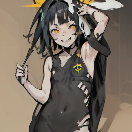 (Cat)、Flat illustration、Vector art,anime taste、Logo