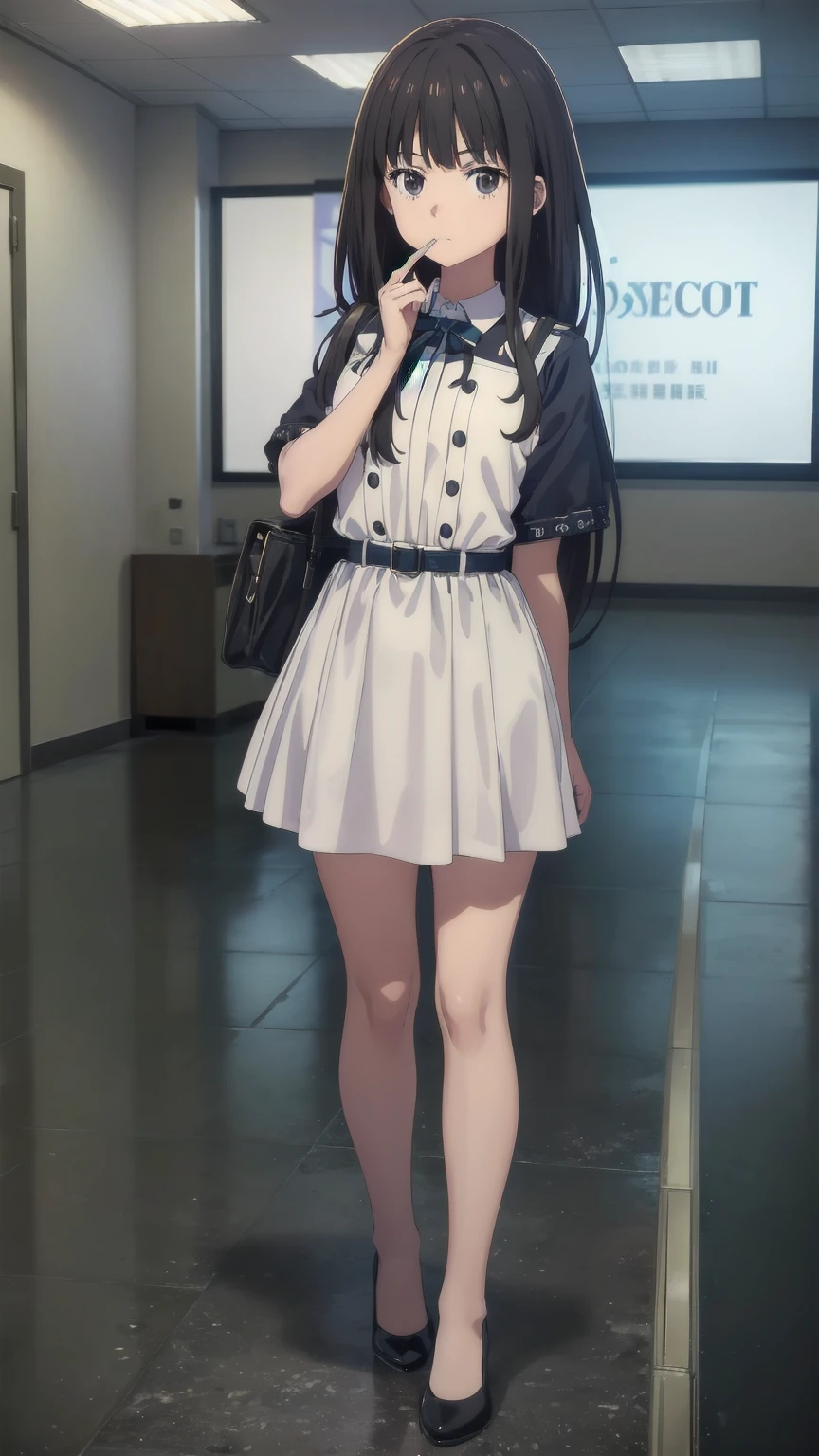 (((Pixel Perfect, Perfect detail))), alone, 1 girl, Inspection well, Looking at the audience, Shut your mouth., full Body