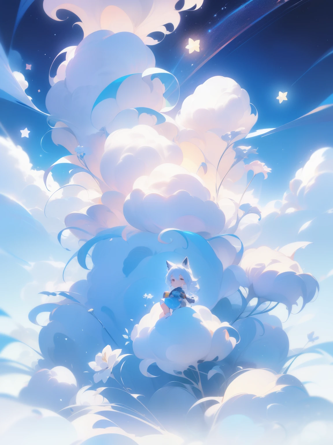 Charming minimalist work,Crescent,A ring with a hierarchy, muted pastel tones, colours, Carefully selected soothing qualities, Exudes a feeling of calm and tranquility. This artwork contains classes, Let the audience immerse themselves in the gentle and peaceful atmosphere it creates