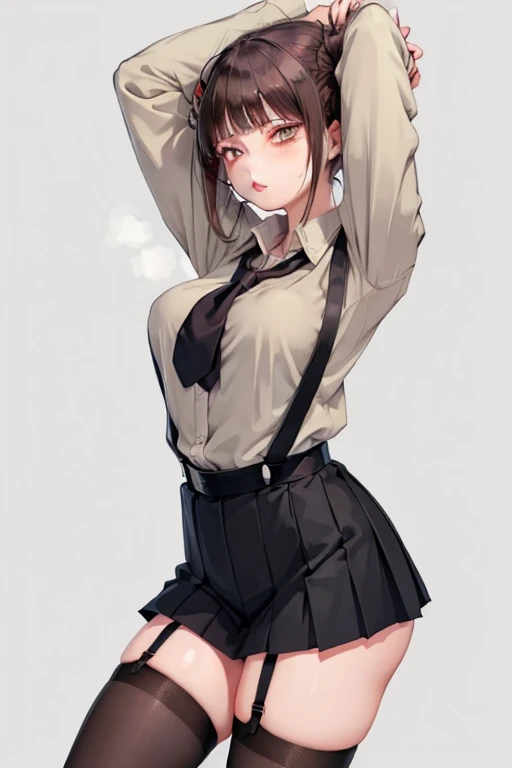 absurderes:1.8, ((From the thigh up:1.5,)), ((school uniform、skirt lift:1.5, showing panties:1.4, medium hair))、(1woman), Unity 8K Wallpaper, Masterpiece, detailed hair, highly detailed, (brown hair, embroidery panties:1.4, sidewalk), (blush:1.3)、 ,(slut:1.2),
