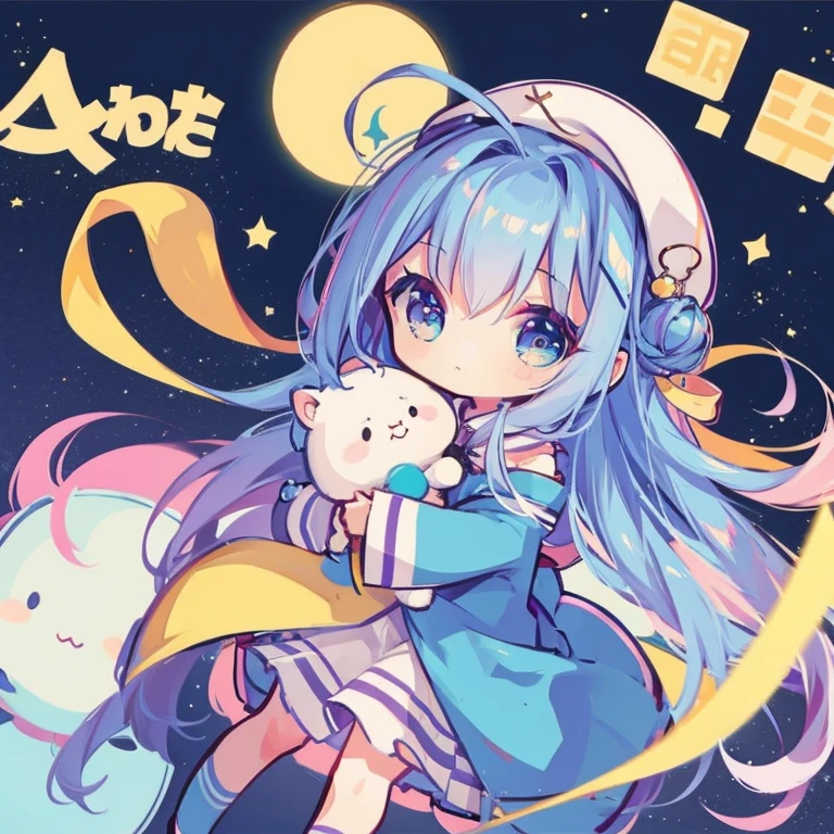 Cute chibi cuddle.