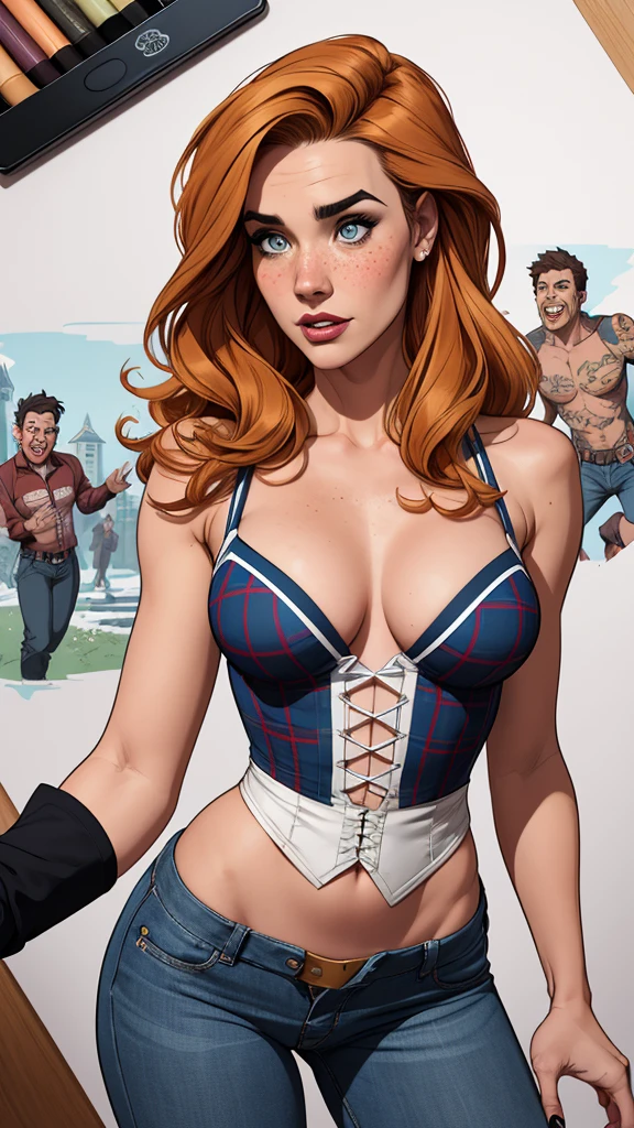 Character style illustration style Completely bare breasts showing a little fear Breast size Cartoon name: Isabella Cruz white background medium breasts freckled face Hermione Granger actress strong contours Physical description - long straight hair, tingidos de um marrom vibrante que contrasta com sua pele clara. - You reflect a mix of curiosity and determination. - Ela tem uma estatura alta, with a slender and agile figure, evidenciando sua agilidade e destreza. -fundo colorido Design de personagens de retrato, beautiful digital illustration, retrato de alta qualidade, Arte em quadrinhos, Corpo inteiro sensualizando ou pelada. folha de retorno. member return sheet clothes of the day hellish day expression love wearing sadomasochistic clothes with red plaid shirt and blue jeans Character pose random scenery Yvonne Strahovski style Cartoon style digital illustration colorful background diverse attractive woman sesy medium breasts beautiful witch clothes in symmetrical, pose of female girlfriends beautiful breasts in Cartoon style beautiful and dynamic digital illustration snow white together with cinderella with body in symmetry a beast with corset and beautiful breasts, corpo bem definidoPersonagem mulher bruxa Jennifer Connelly com marcas de guerras Imagem de desenho animado de uma mulher .cartoon style illustration, estilo de arte dos desenhos animados, estilo de arte dos desenhos animados, digital illustration style, design de personagens altamente detalhado, arte digital detalhada coragem, of the cemetery with dead zombies behind her trying to catch her, Design de personagens de retrato, beautiful digital illustration, retrato de alta qualidade, Arte em quadrinhos, mulher jovem cabelo com transas lindas . Beautiful lined eyes Medium large bust and wonderful sexy clothes. image expression of sexual desire from waist to head illustration Jennifer Connelly ,with an expression of delicate and sensual fear, estilo de desenho animado,
