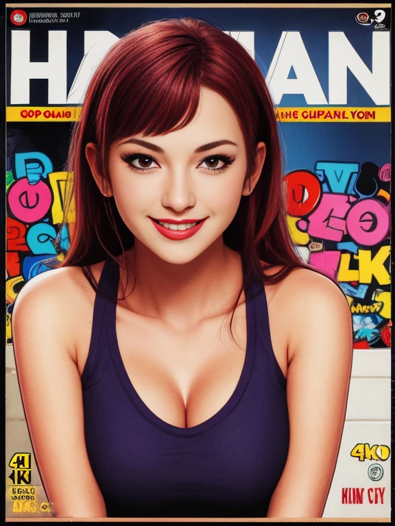 1girl, solo, highly insanely detailed, masterpiece, top quality, best quality, highres, 4k, 8k, RAW photo, comic style, lineart, smile, 1girl, Juri Han,  