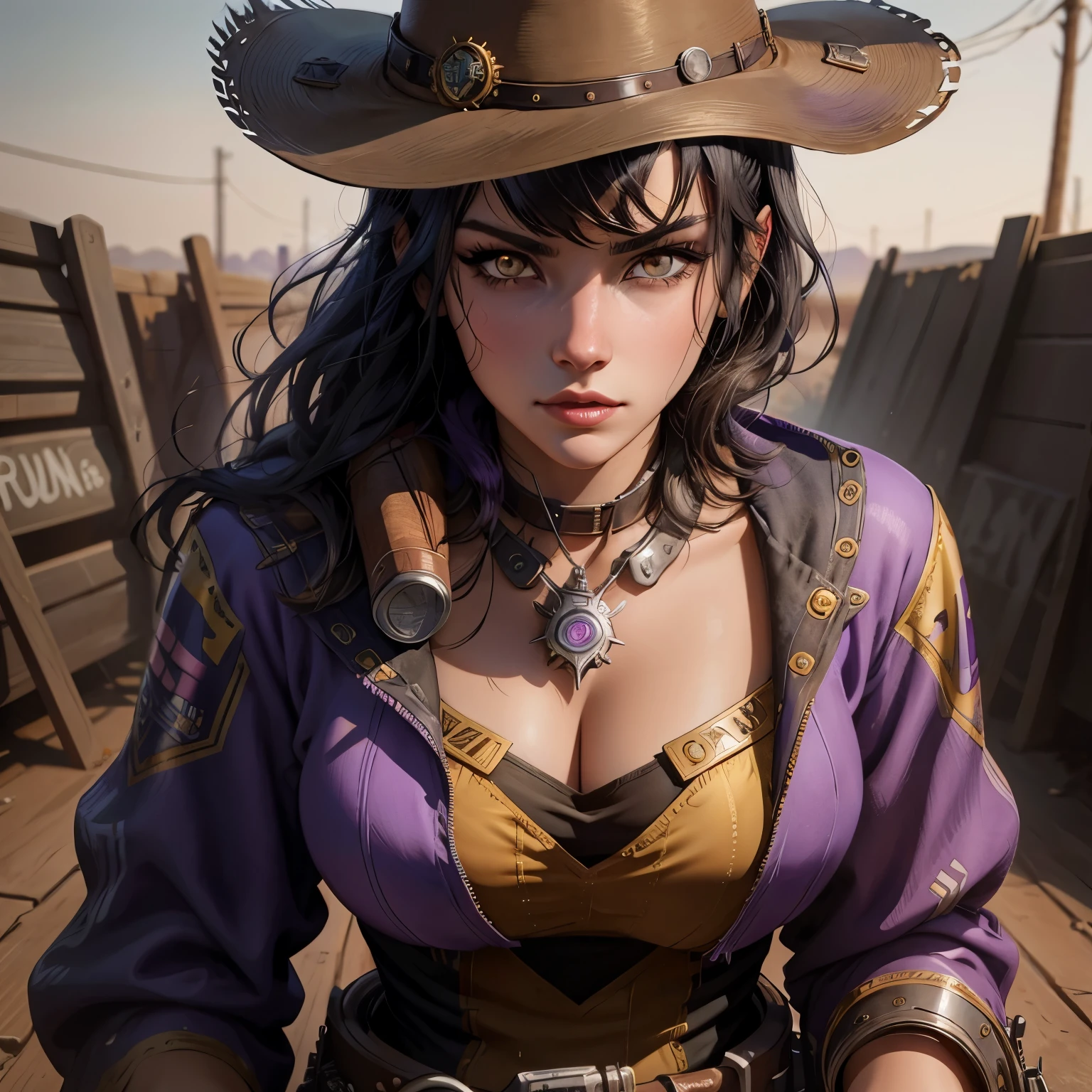 Gold eyes