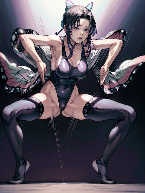 (highest quality)、(masterpiece)、(Super beautiful)、(High resolution)、((An illustration))、(Very delicate and beautiful)、(very detailed)、((cg))、8K Wallpaper、wonderful、細かいディテールのmasterpiece、(the best ultimate art)、very detailed 、(cg Unity 8K Wallpaper)、(1 girl), (((Wearing clothes)))、((Angry expression))、(Highly detailed CG Unity 8k wallpaper),(masterpiece), (highest quality), (Very detailed), (ベストAn illustrationレーション),(超High resolution)、(Best Shadow), (The perfect background)、{(((straightened fingers)))}、(1 Japanese female)、{(Shinobu Kochou),(Kimetsu no yaiba),(((Black Hair)、(Medium Long Hair)、(Tied Hair)、(Black tight clothing)、(White Cape)、(Butterfly Hair Ornament)))、((((Background Park))))}、(((Haigure)))