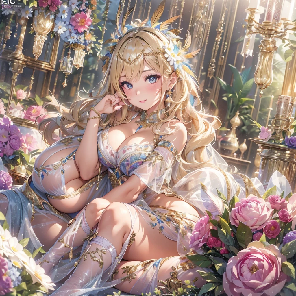 過去最高のmasterpiece、beautiful美しさ, 3D 2D, rich, blonde, skirt, stockings, High heels, star、(Highly detailed CG Unity 8k wallpaper),(masterpiece), (最高quality), (超Familiar), (Best Work),(Best Shadow), (sharp eyeliner, eye shadow, fine eye:1.1), (超High resolution,Realistic,最高quality,Realistic),(8k,RAW Photos,最高quality,star),Mature Woman、Sensual curves、Huge breasts、Thighs、bubble、お尻のmasterpiece, 最高quality, 超Familiar, full body shot, Mature Woman, beautiful Mature Woman, Nightgowns and underwear, Captivating smile, Thick lips, Plumpとした唇, blush, Looking at the audience, Provocative expression, beautifulhair型, Cleavage, Plump、Curvy Hips、Attractive face、Sexy Lingerie、An inviting gaze、Expressing emotions、Obscene underwear、(((Erotic see-through lingerie set)))、Standing position、Gorgeous Accessories 、Big Breastsの女性, Exposing shoulders, 金色のhair, colored feather, metal ornaments, colored Flowers, particle, Light, (masterpiece, 最高quality, 最高quality, Official Art, beautiful and aesthetic:1.2), (1 girl:1.5), 非常にFamiliar,(Fractal Art:1.1),(colorful:1.1)、(Flowers:1.3),Most detailed,(Tangled:1.2), (Dynamic pose), (Abstract background:1.3), (Shiny肌), (Many colors :1.4), ,(Earrings:1.4), (feather:1.4),masterpiece, 最高quality, 超Familiar, 30~40 years, full body shot, beautiful 、さまざまなhair型，Gold headband，Ample breasts，beautiful，Greek clothing，Tulle covers the chest，Perfect balance, Detailed clothing details,marble，Statue of God，cinematic Lighting, Film Grain, 8k, masterpiece, 超Familiar, Attention to detail, 高quality, High resolution,(((Browsing Caution:1.2)))、Exposed breasts、Openwork decoration，(((See-through dress)))、(((解剖学的に正しいbody))) , 最高quality, 超Familiar, (((Obscene underwear)))、Lift your butt, From below, (((R-18)))、Thighs, Big Breasts, Are standing, Cowboy Shot, blush, (((1 girl))), (masterpiece:1.3), (High resolution), (8k), (非常にFamiliar), Perfect Face, Nice eye and face, (((最高quality))), (超Familiar), detailed face and eye, (alone), beautifuleye,(((Sexy pose)))、(((整ったBig Breasts)))、((beautiful eye))、luxury、(((超High resolution)))、(((Detailed Description)))、(((ぽっちゃりbody型)))、(((解剖学的構造に一致したbodyの部位)))、beautiful長いまつ毛、バランスのとれたbody型,2 feet、Just the right size for your legs and arms、Fishnet tights、glamorous、(((Clear white and black eye)))、lipstick、Shine、(Undistorted face, eye, body)、jewelry、gem、(長くカールしたbeautifulまつ毛)、(((バランス良いbeautiful胸)))、(transparent, Exquisite skin:1.2)、(((完璧なglamorousボディー)))、Actress&#39;s face、Super beautiful、Cute Smile、Healing beauty、Flower Shower、完璧なeye、Realistic depiction、Super sexy、Shiny、glamorous、double eyelids、Good dark compensate、compensate、ぼやけていないeye , expensive_quality, expensive_solve, masterpiece*I wore it, whitespace, colorful, 1 girl, alone, white_hair, prism hair, [pink|green] eye, gradient eye, multicolored eye, Shine eye, Shine, Shine, Shine white particles, alone、one-shot、Adorable、Plump、艶やかでbeautiful肌、はっきりしたeye鼻立ち、Realistic eyes、whiteい肌, Real human skin, (Familiar), Oval Face, pore, (8k, RAW Photos, Realistic: 1.4), One Girl, (Gentle, goddess-like eyes) happiness: 1.2), (Lip gloss, eyelash, Terrible face, 最高quality, 超High resolution, wide Lighting, Natural Shading)、ぼやけていないeye、(((Plump face)))、Cute face 、(((つやつやのShine肌)))、eyeの補正