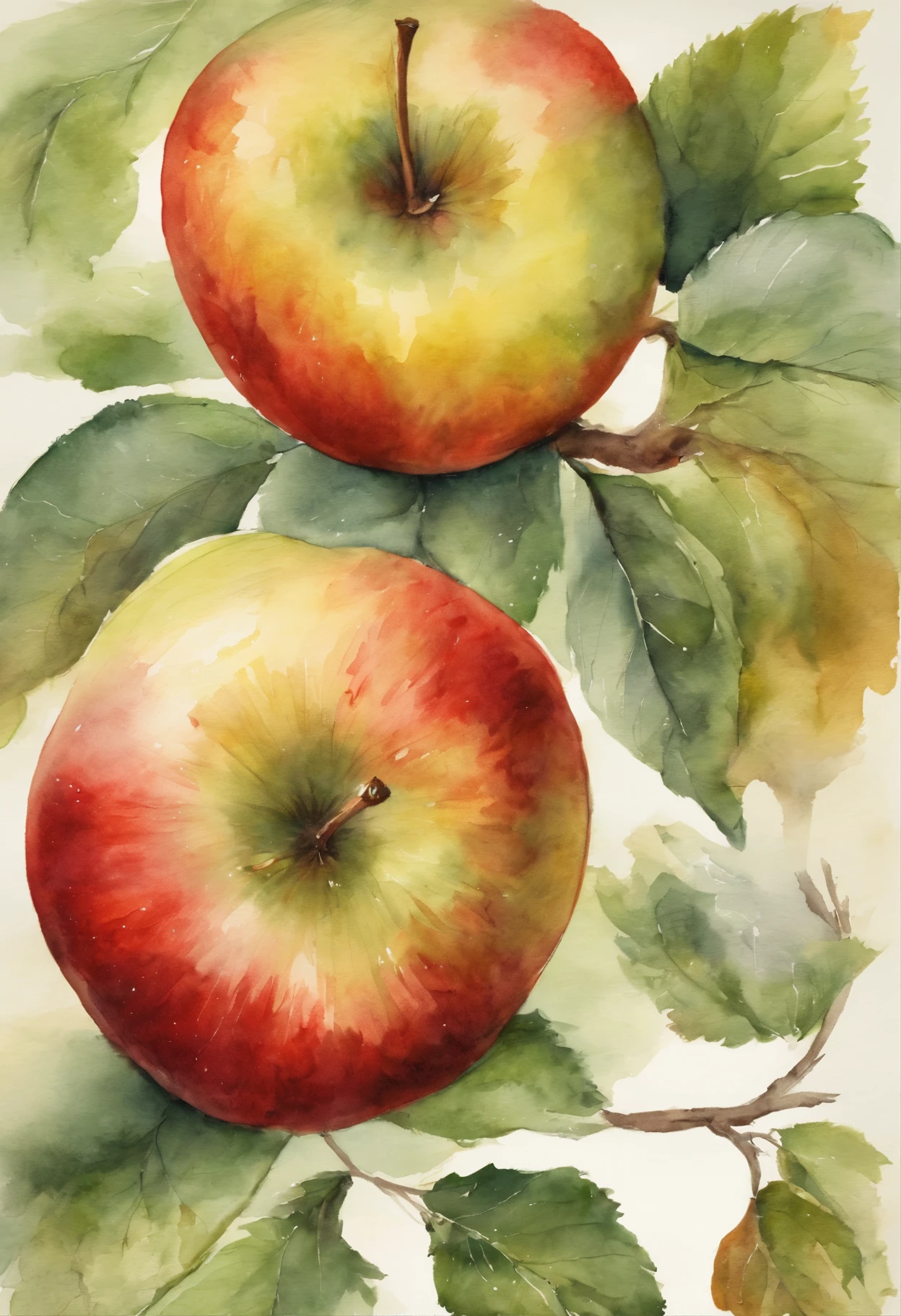 an apple illustration